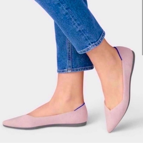 Rothy's Shoes - Rothy's The Point Petal Pink Flats